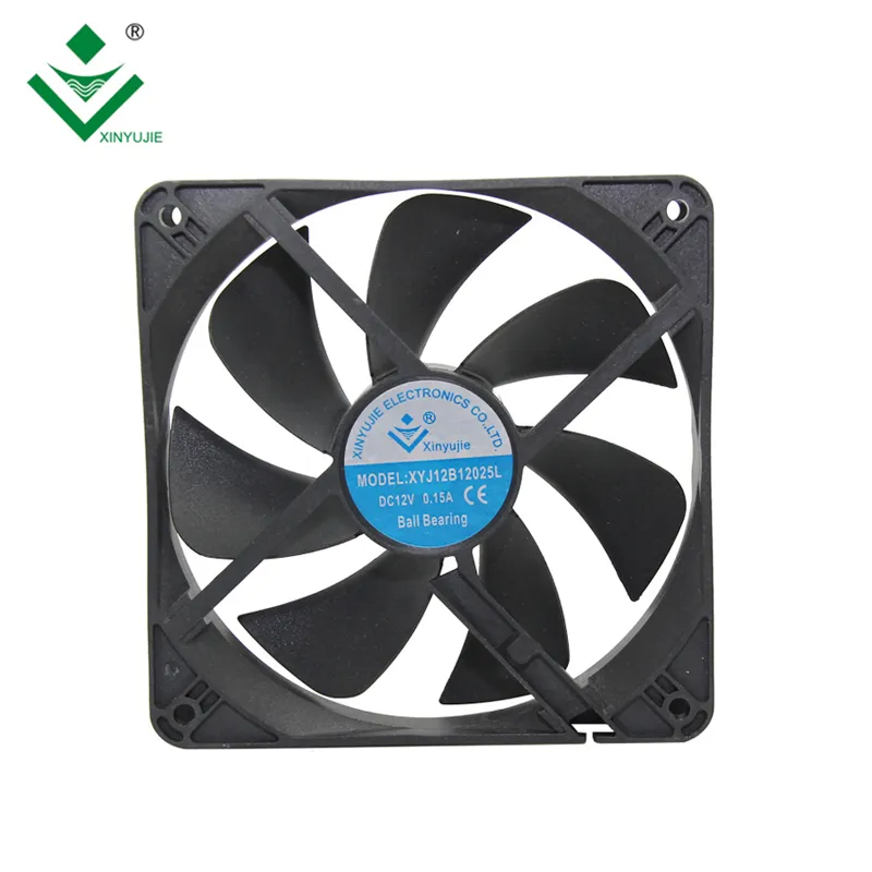 Ventilateur DC sans balais 120x120x25mm, 24V, silencieux, affichage LED, refroidisseur