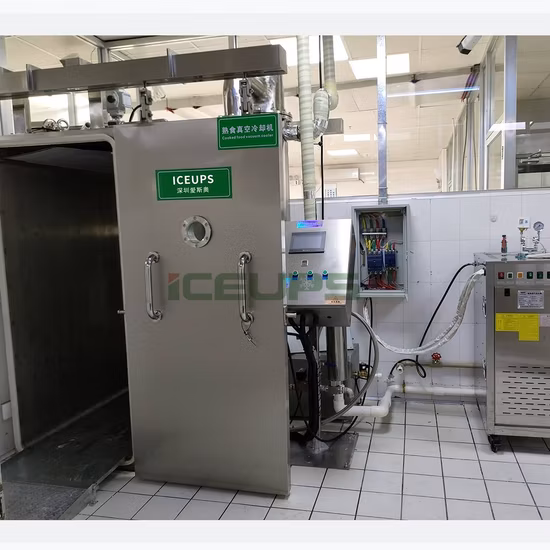 1 refroidisseur sous vide de pain de chariot, refroidissement sous vide de pain de l'usine Iceups