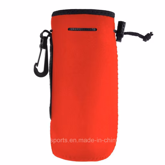 Refroidisseur de bouteille de bière isolé en néoprène pour sac à dos de randonnée, refroidisseur de bouteille de vin en néoprène portable, refroidisseur de bouteille, housse de transport, pochette de sac fourre-tout